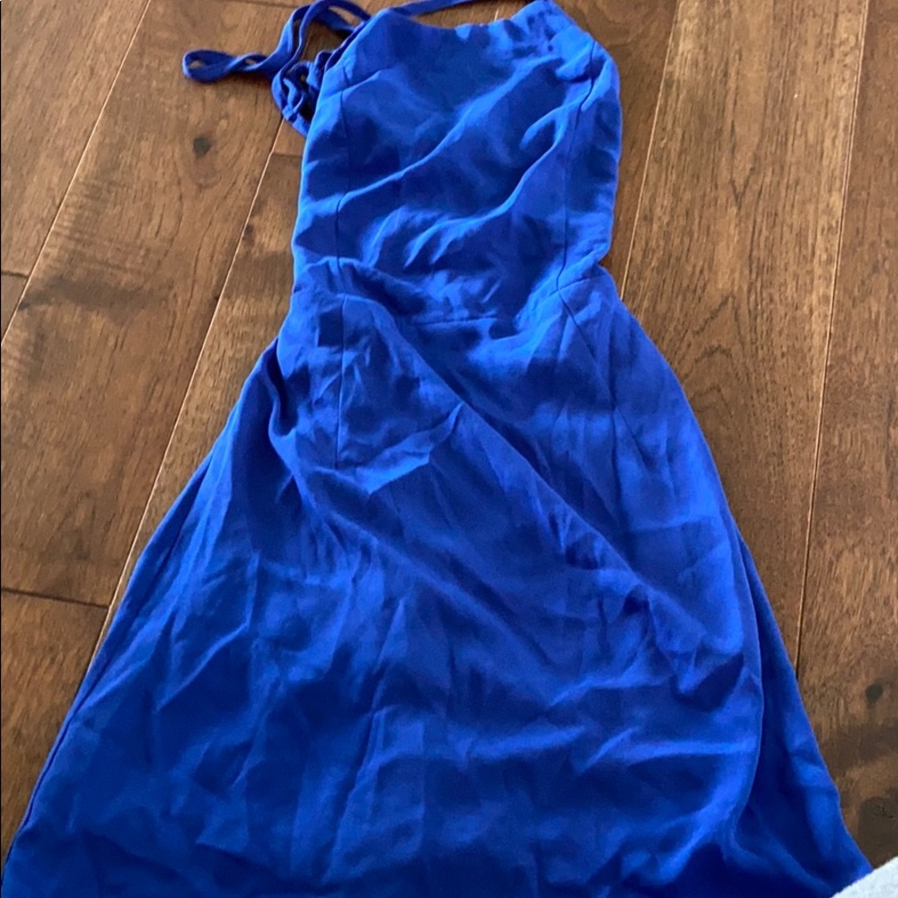 Blue dress